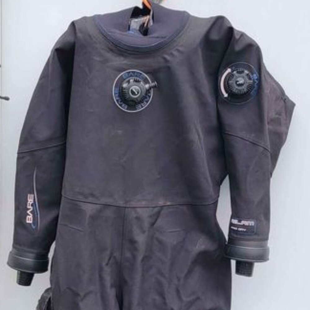 Bare Drysuit Women's XL with SiTech easy replaceable seals